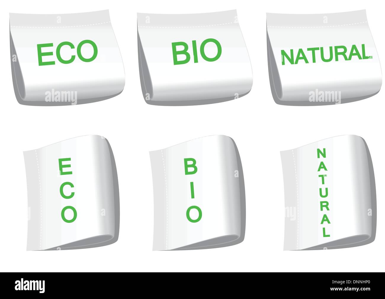 Set of labels with word bio, eco and natural Stock Vector Image & Art ...