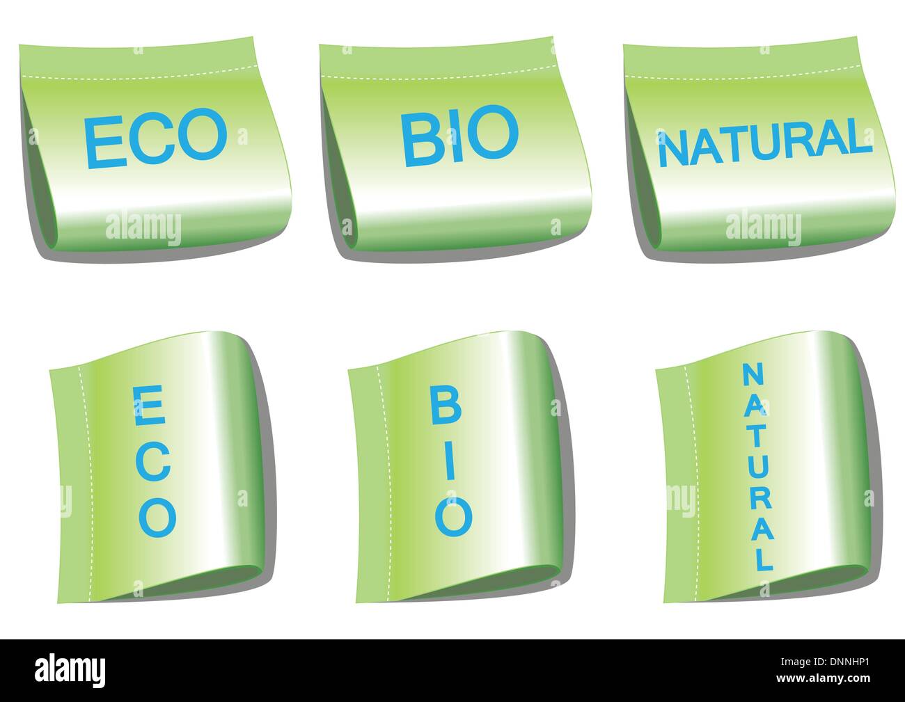 Set of labels with word bio, eco and natural Stock Vector Image & Art ...