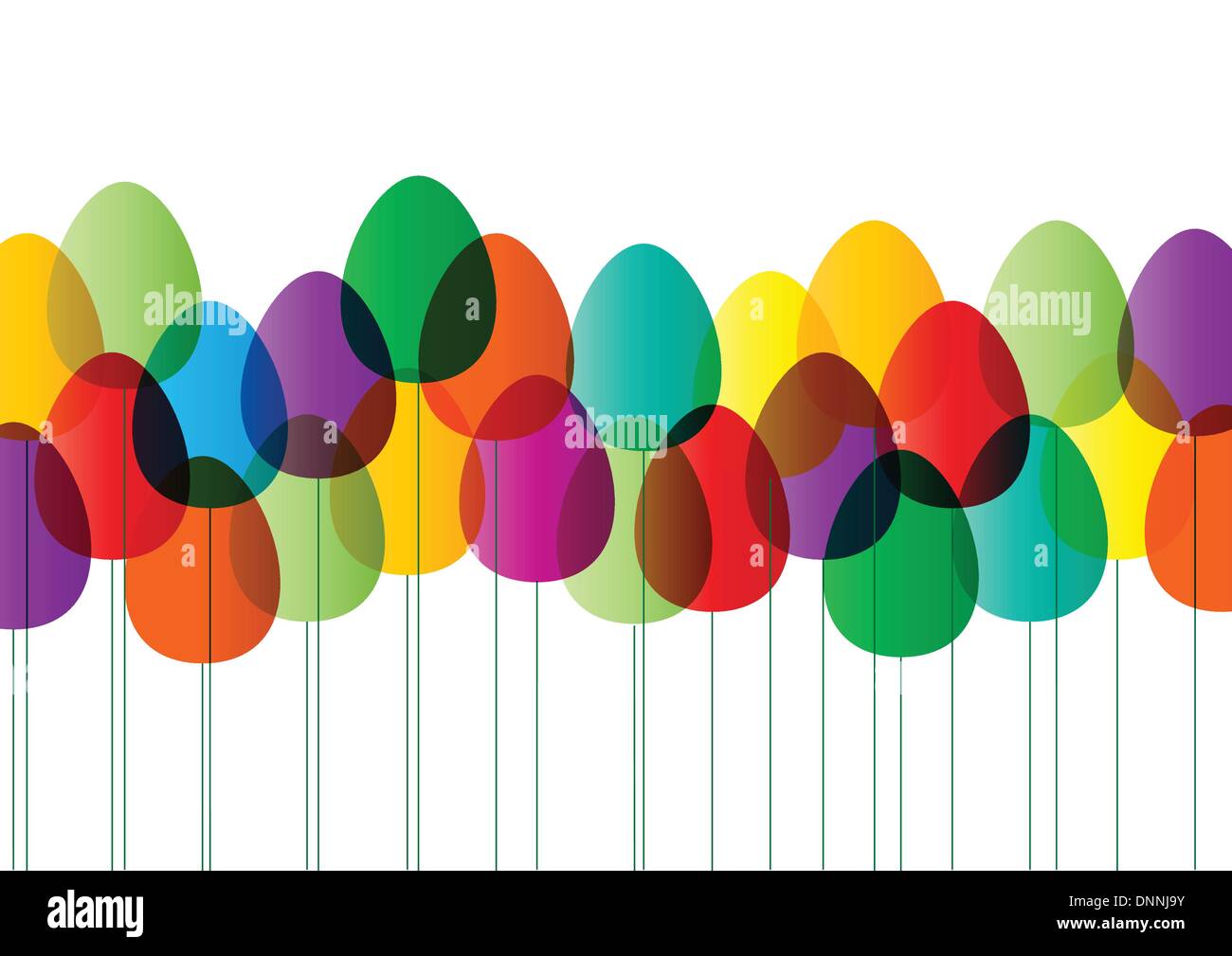 Happy easter card Stock Vector