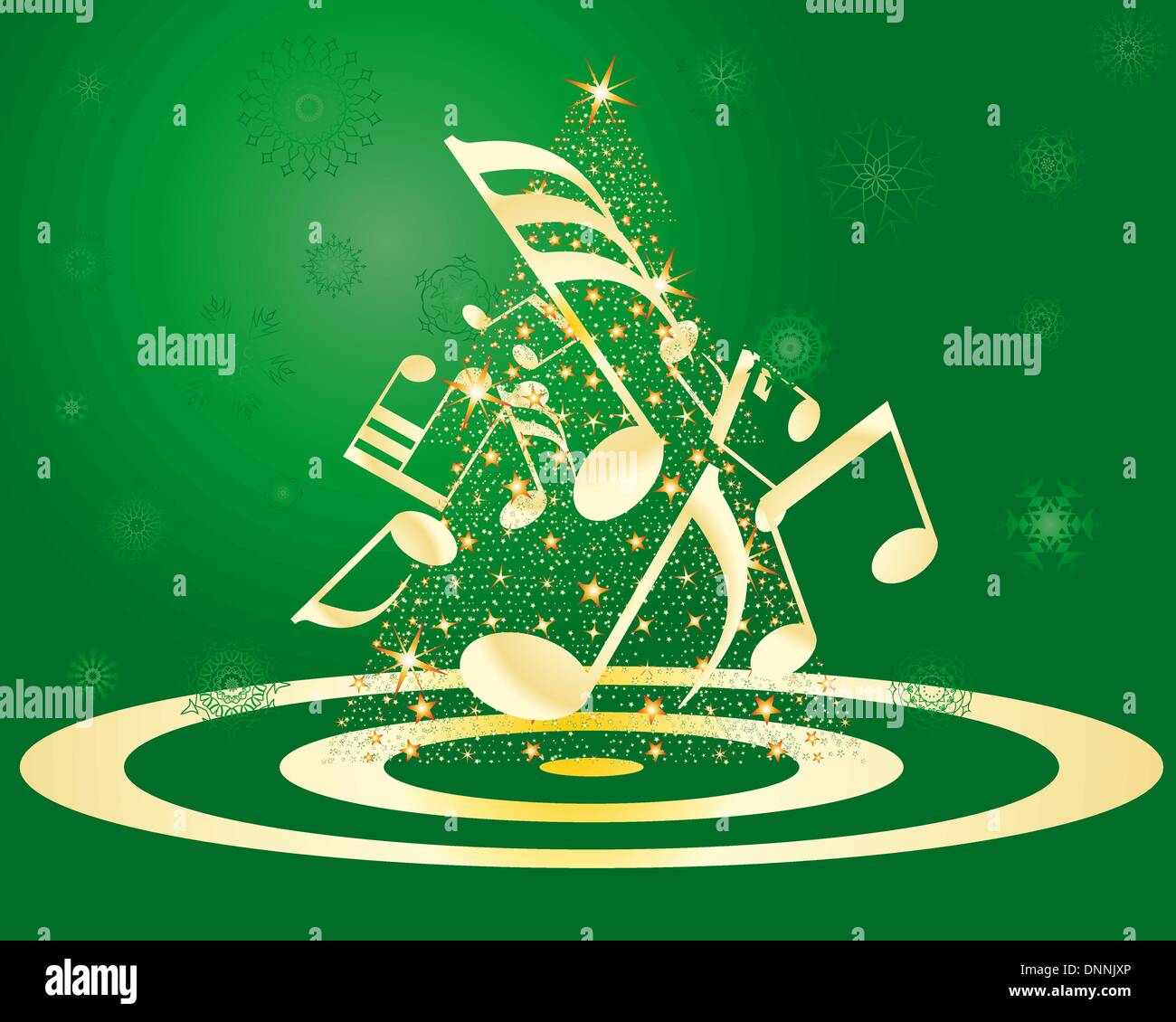 Christmas (New Year) greeting postcard. Vector illustration. Stock Vector