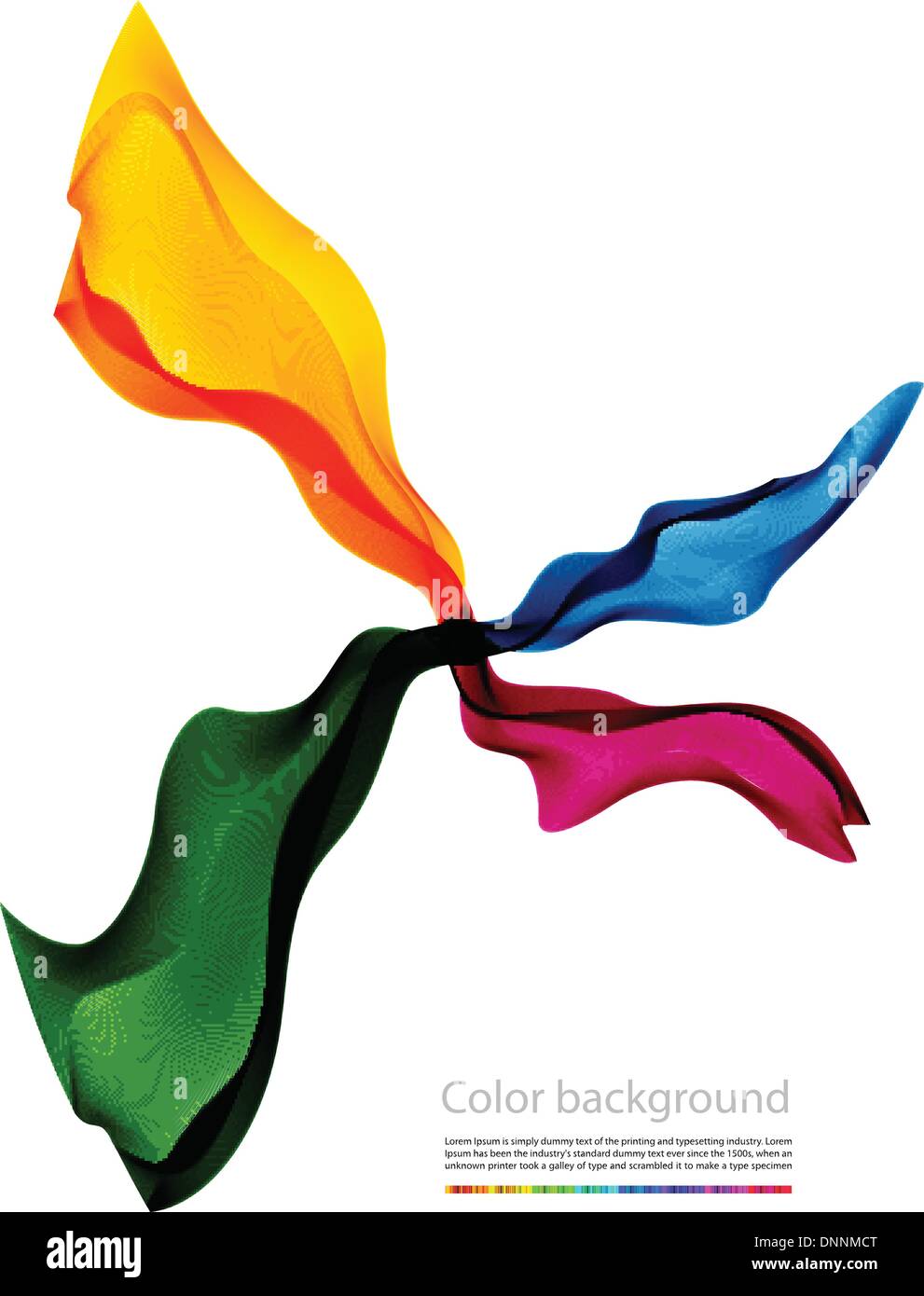 Colored smoke on white background Stock Vector Image & Art Alamy