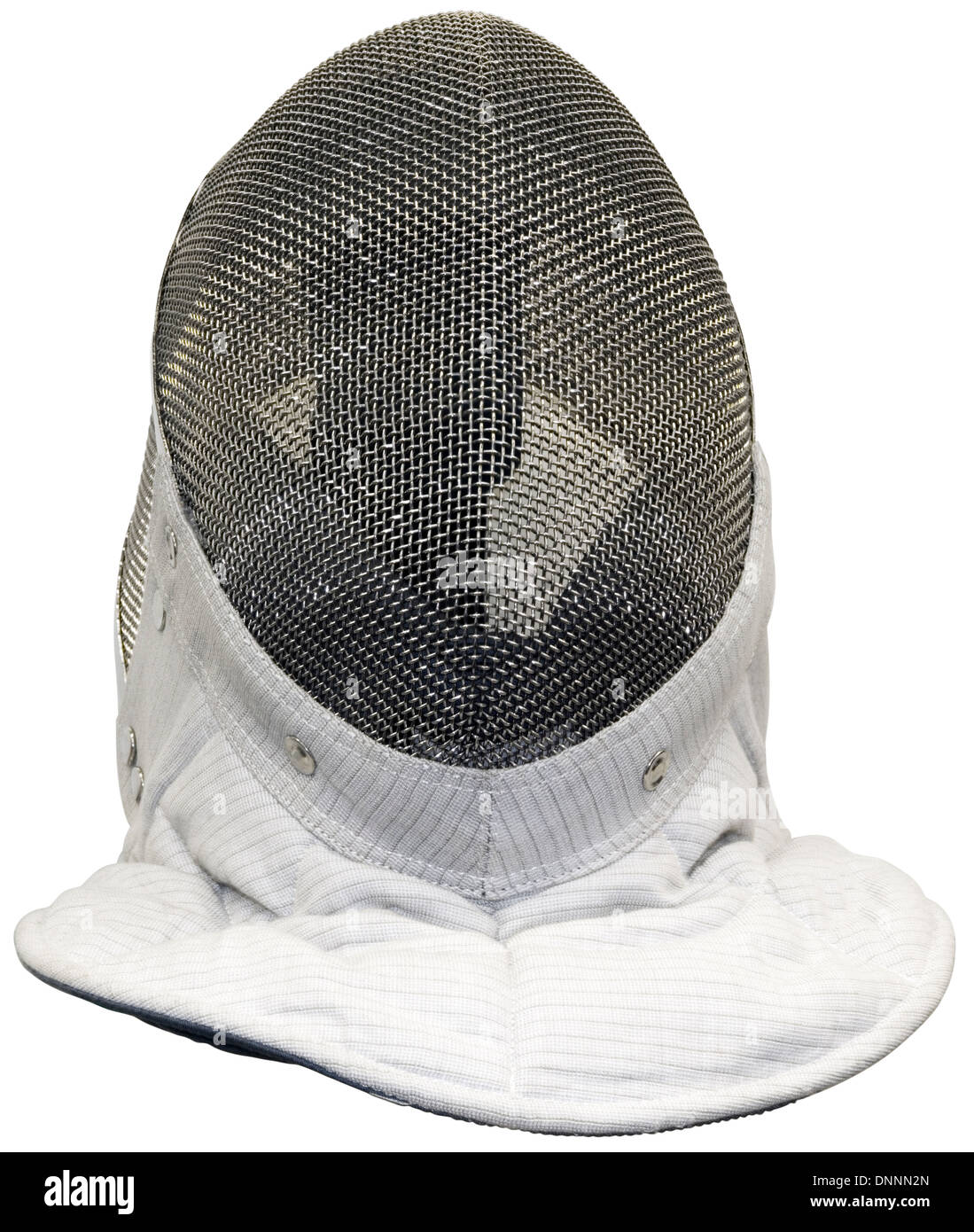 Fencing mask isolated with clipping path Stock Photo Alamy