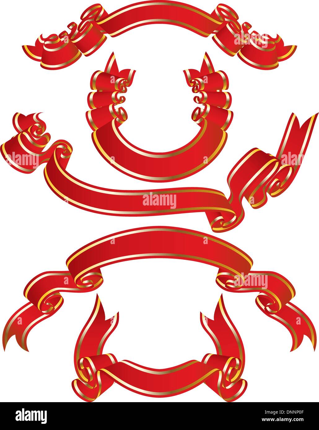Set of different vector ribbons for design use Stock Vector Image & Art ...