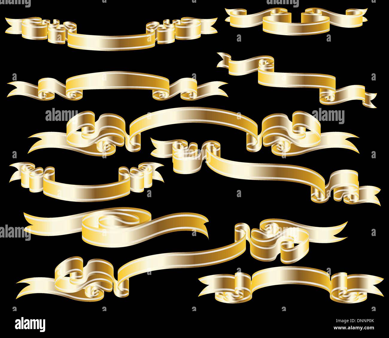 Set of different vector ribbons for design use Stock Vector Image & Art ...