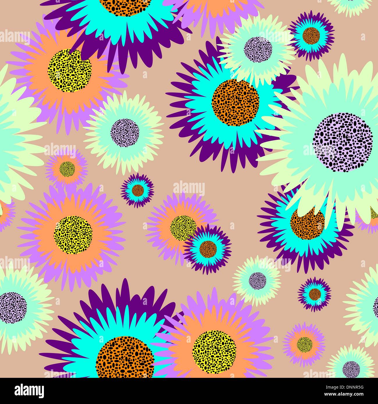 Flower seamless vector background for design use Stock Vector Image ...