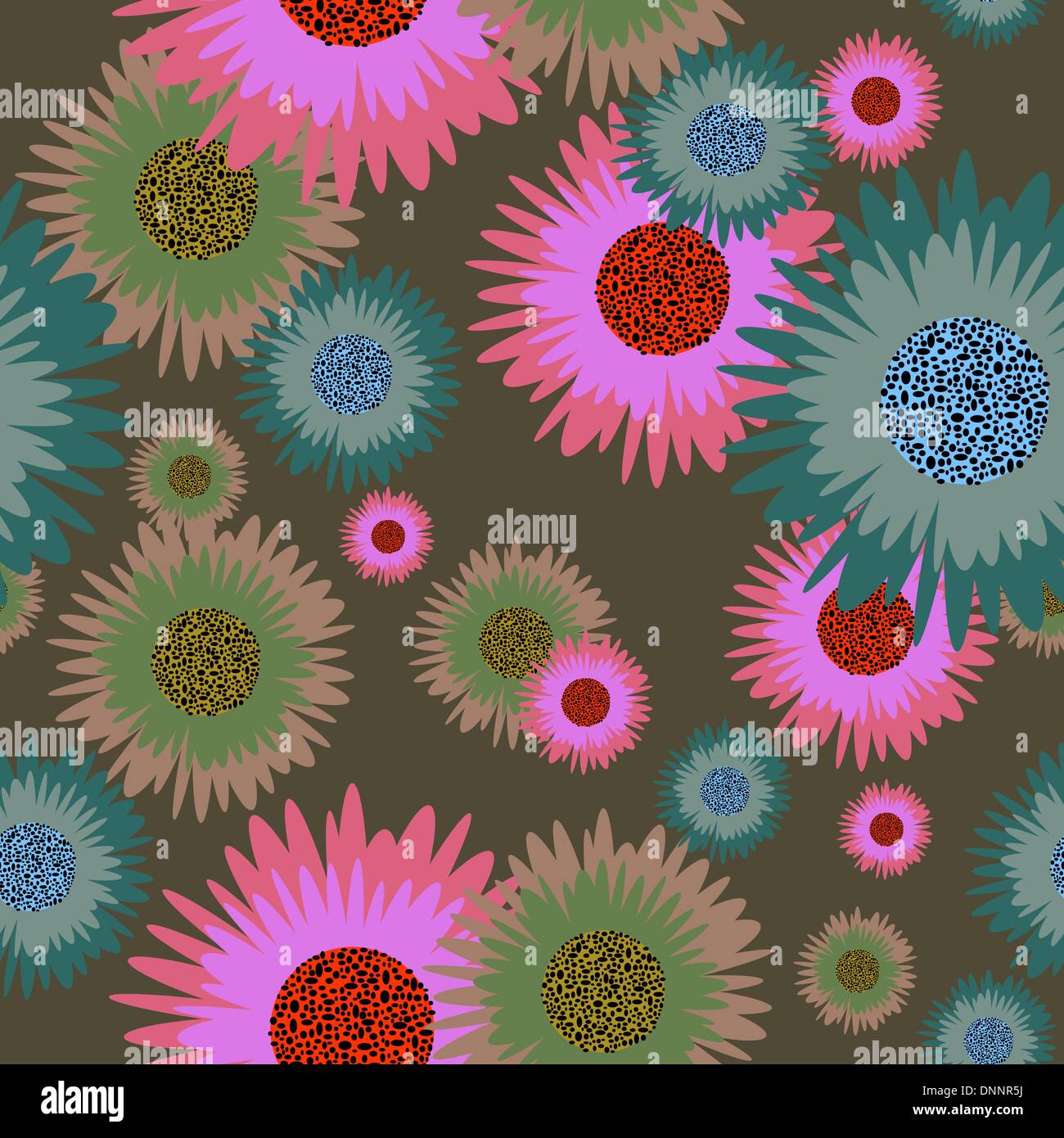 Flower seamless vector background for design use Stock Vector Image ...