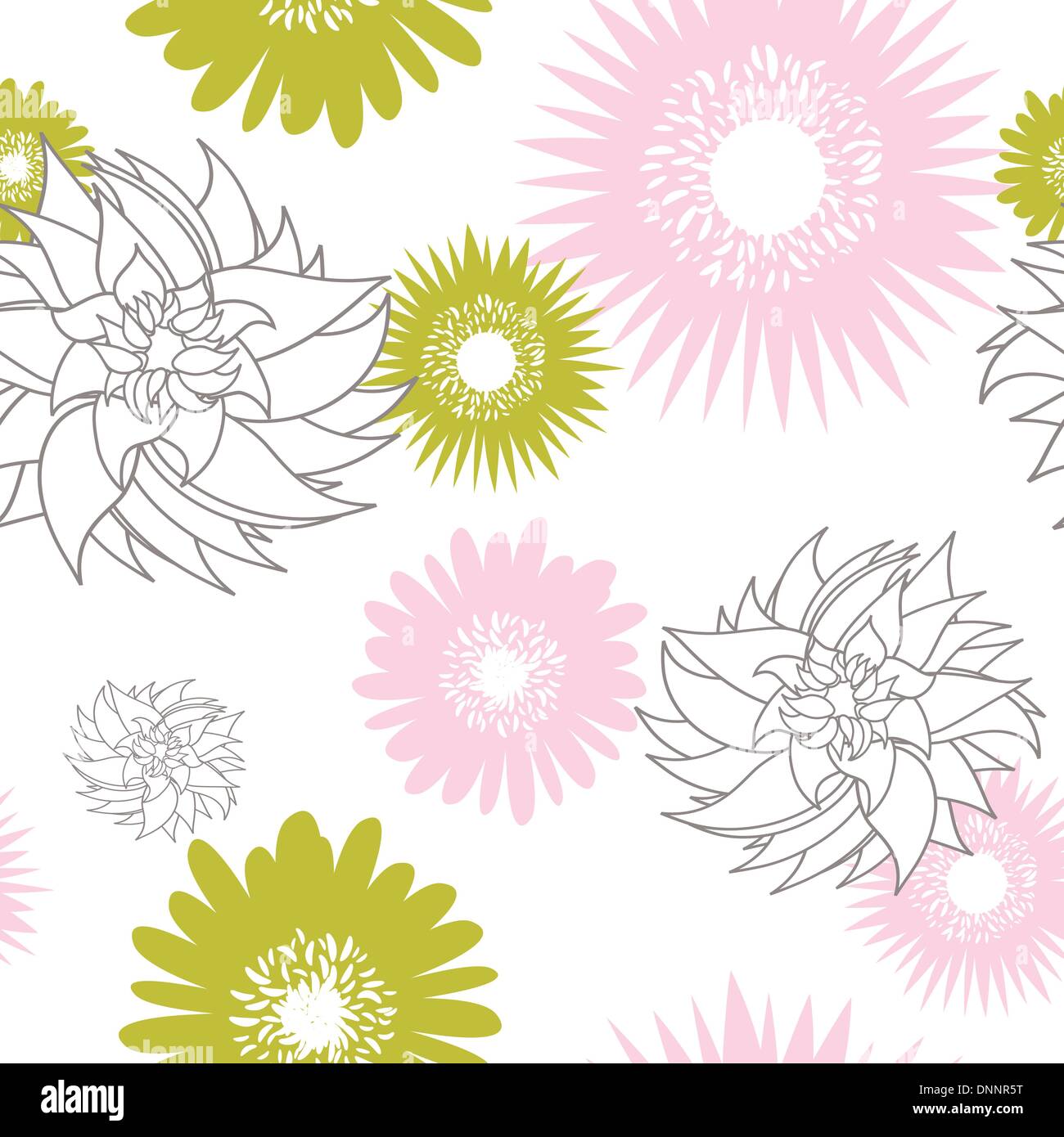 Flower seamless vector background for design use Stock Vector Image ...