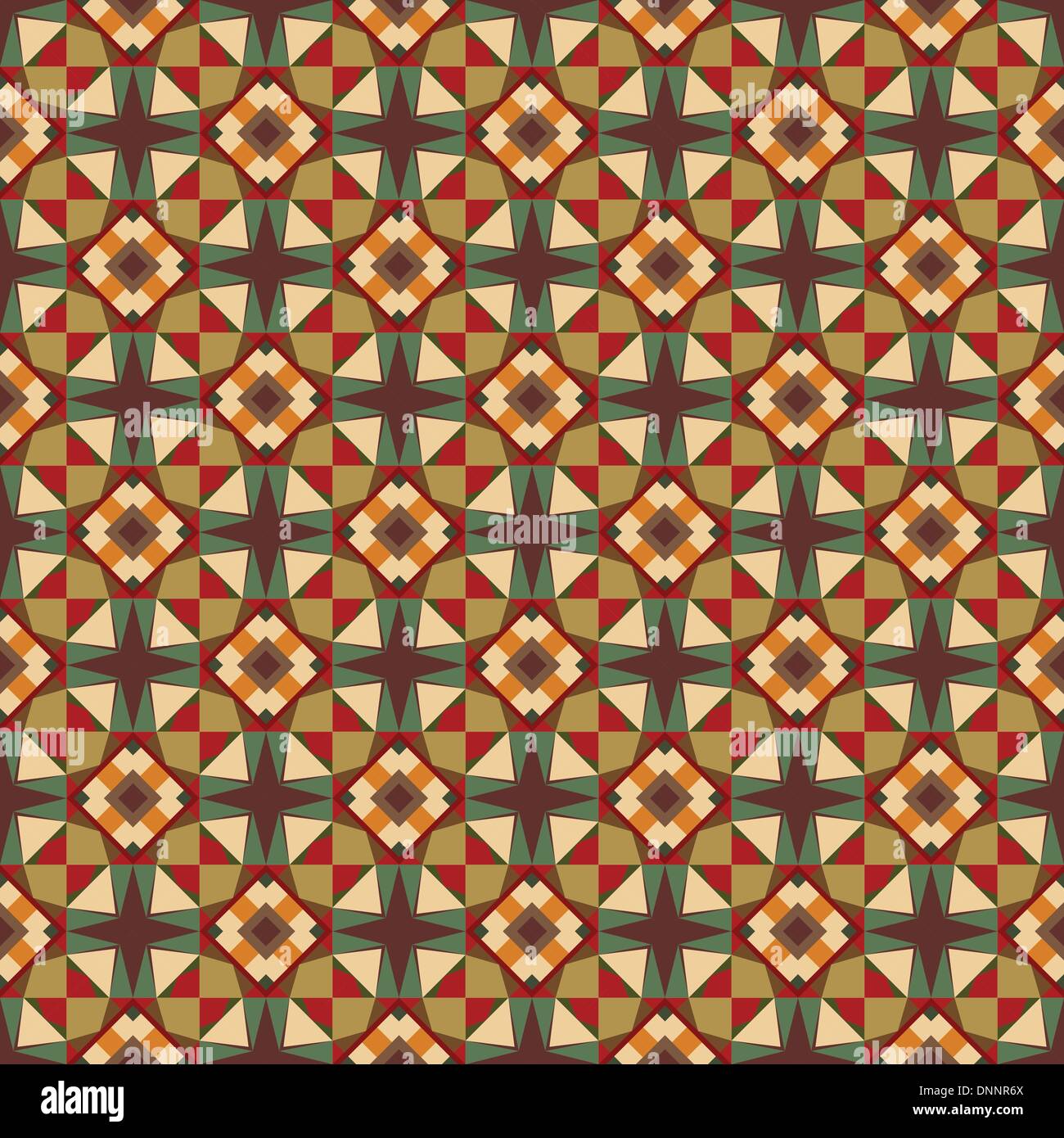 Abstract seamless vector parquet ornate background for design use Stock Vector