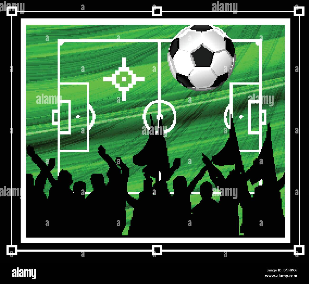 Vector football background Stock Vector Image & Art Alamy