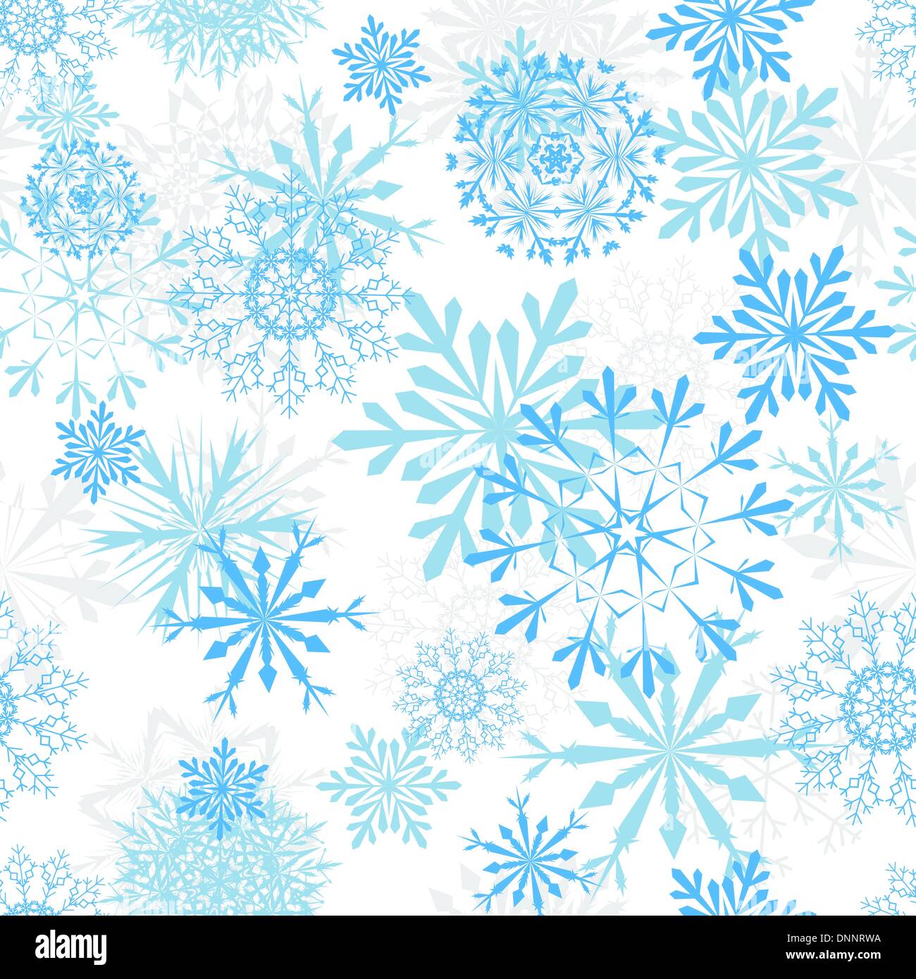 Seamless snowflakes background for winter and christmas theme. For easy ...