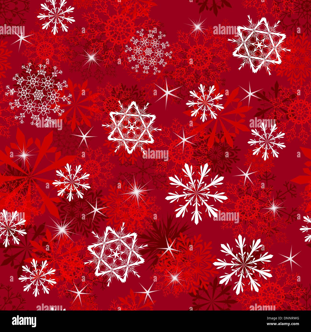 Seamless snowflakes background for winter and christmas theme. For easy ...