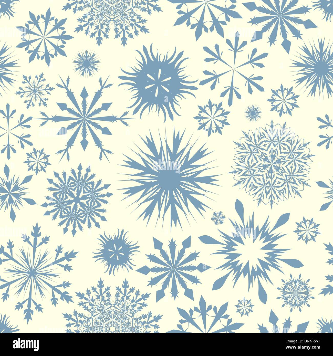 Seamless snowflakes background for winter and christmas theme. Vector ...