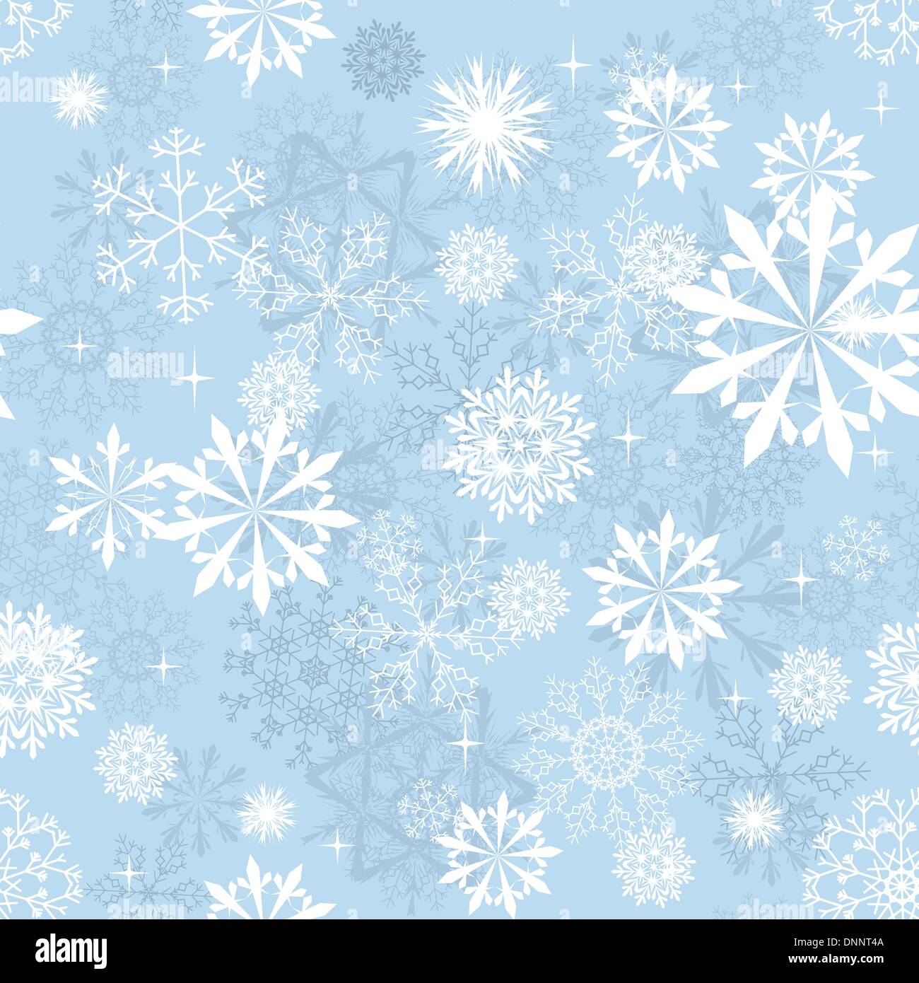 Seamless snowflakes background for winter and christmas theme Stock ...