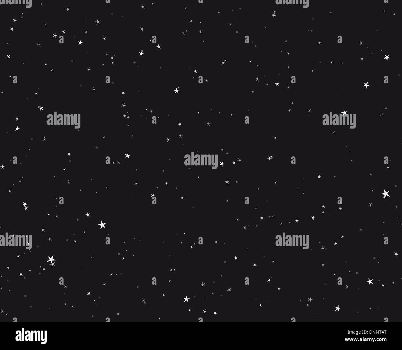 Beautiful night starry sky background . Vector illustration Stock ...