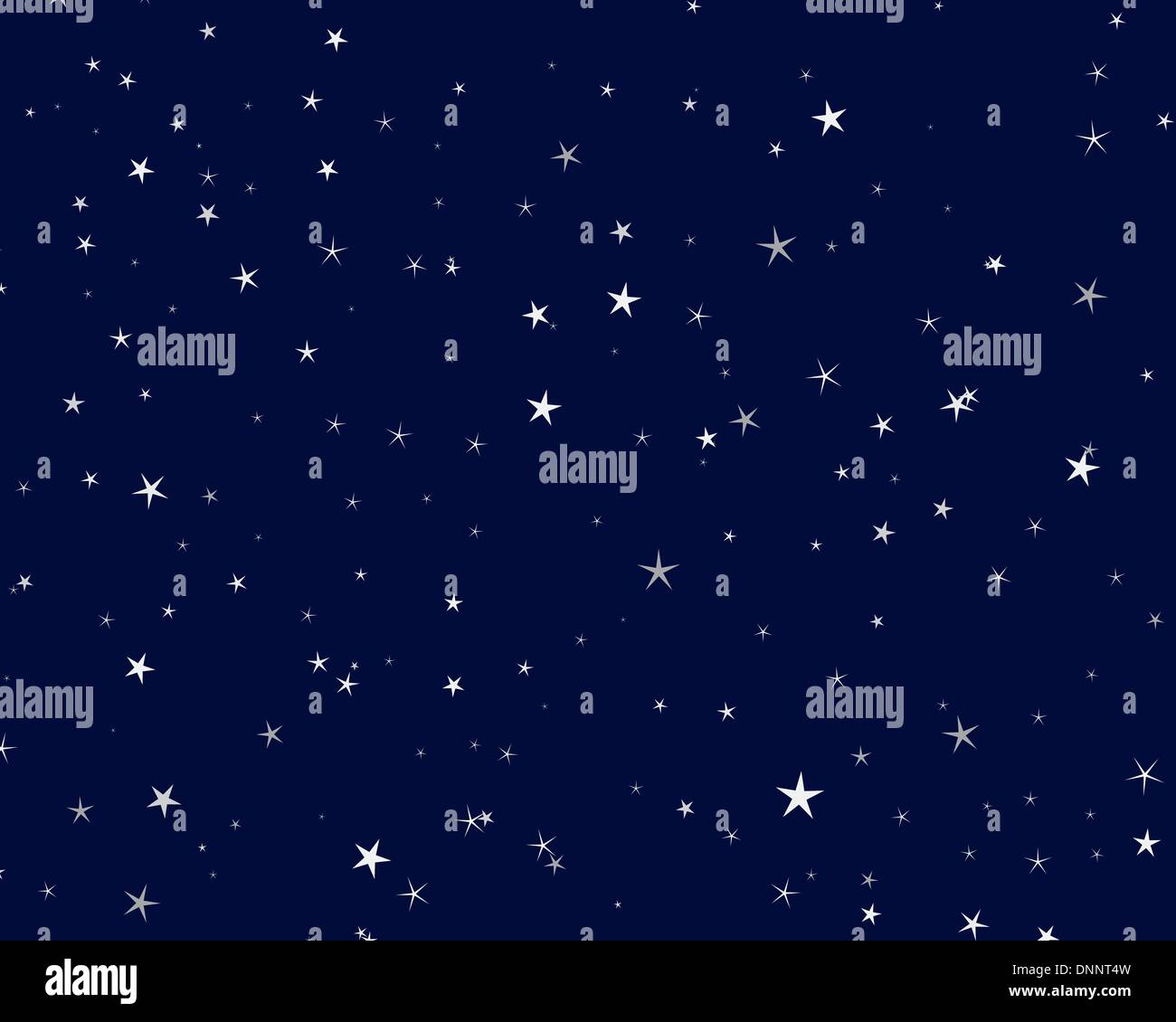 Beautiful night starry sky background . Vector illustration Stock ...