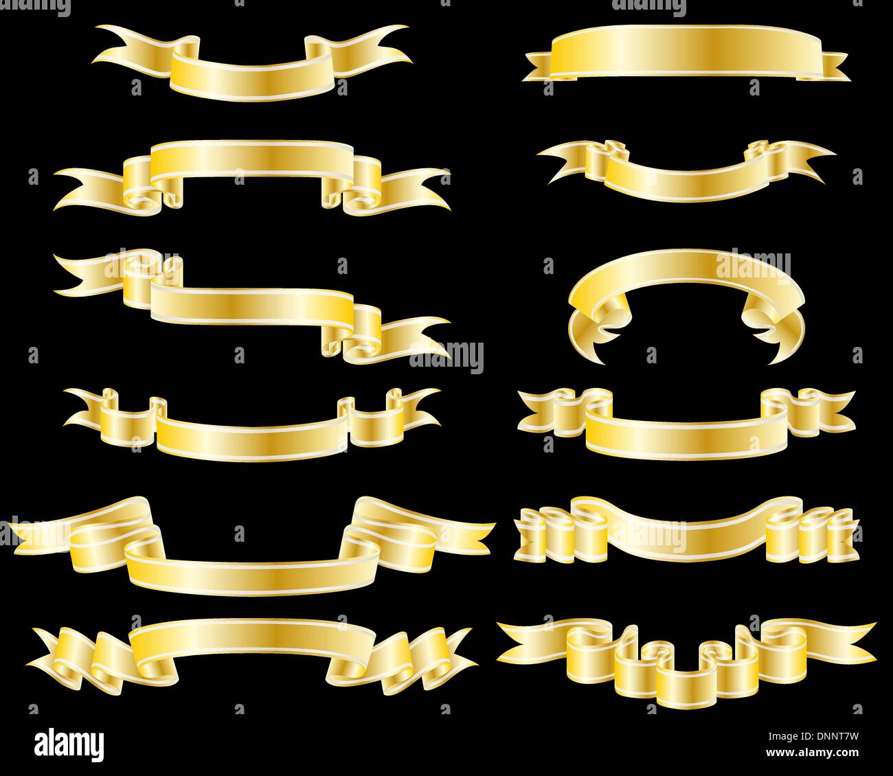 Generic Ribbon Design Set of different vector ribbons for design use Stock Vector Image & Art ...