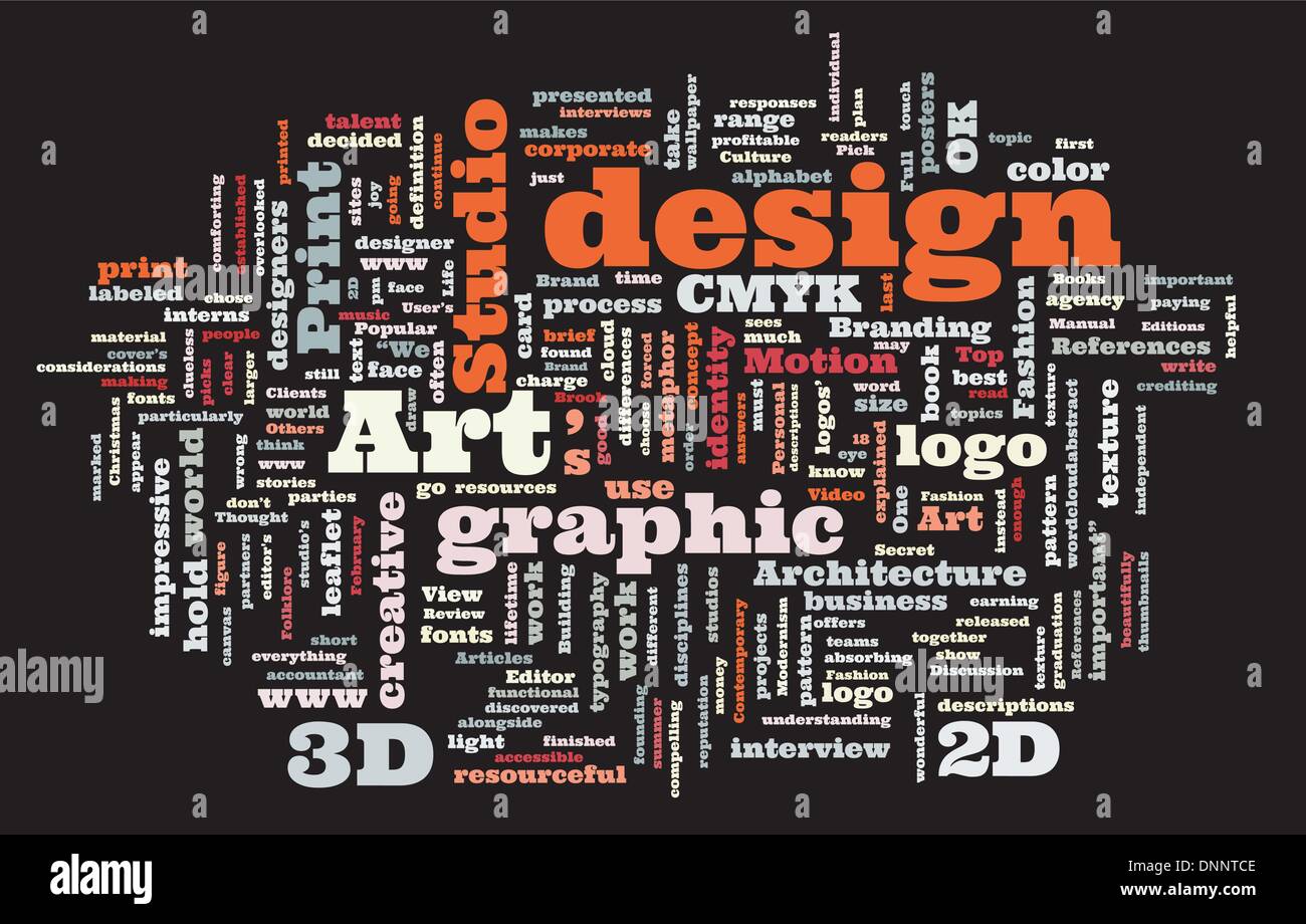 Graphic Design Word Art