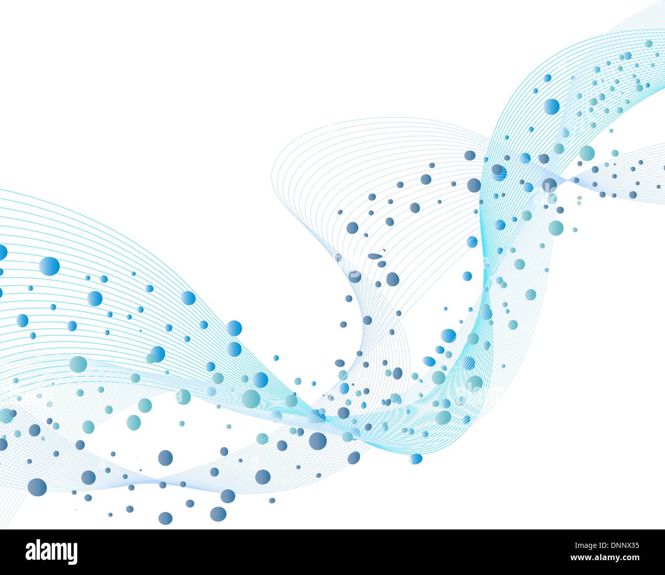 Abstract water vector background with bubbles of air Stock Vector Image ...