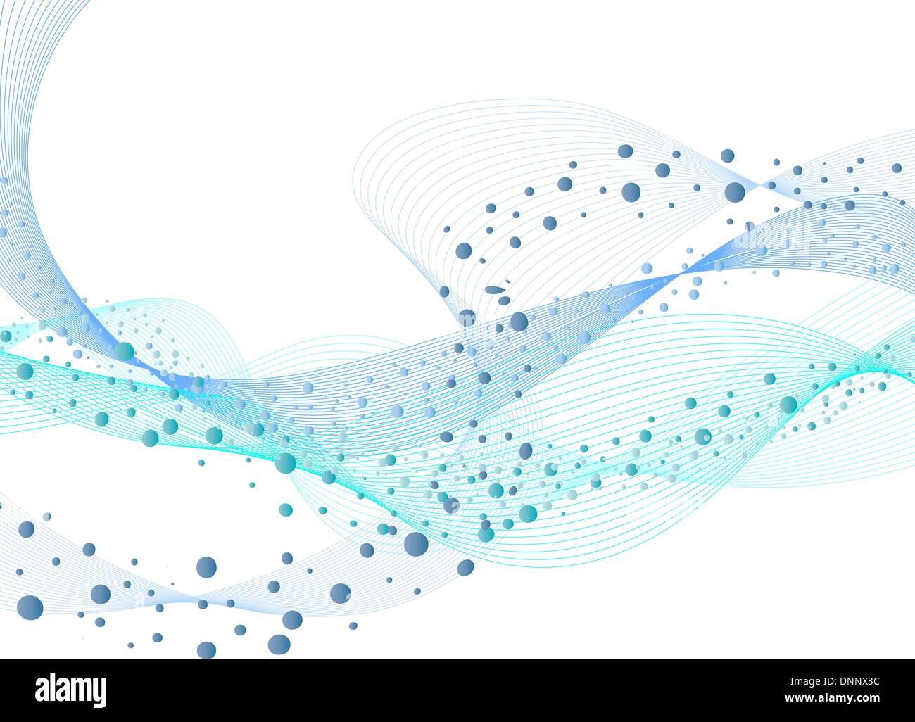 Abstract water vector background with bubbles of air Stock Vector Image ...