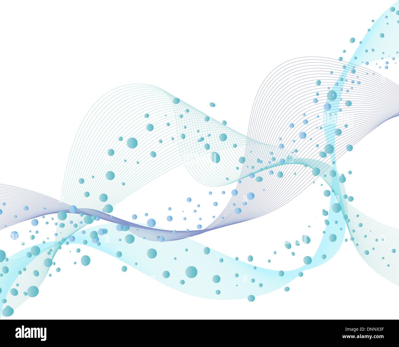 Abstract water vector background with bubbles of air Stock Vector Image ...