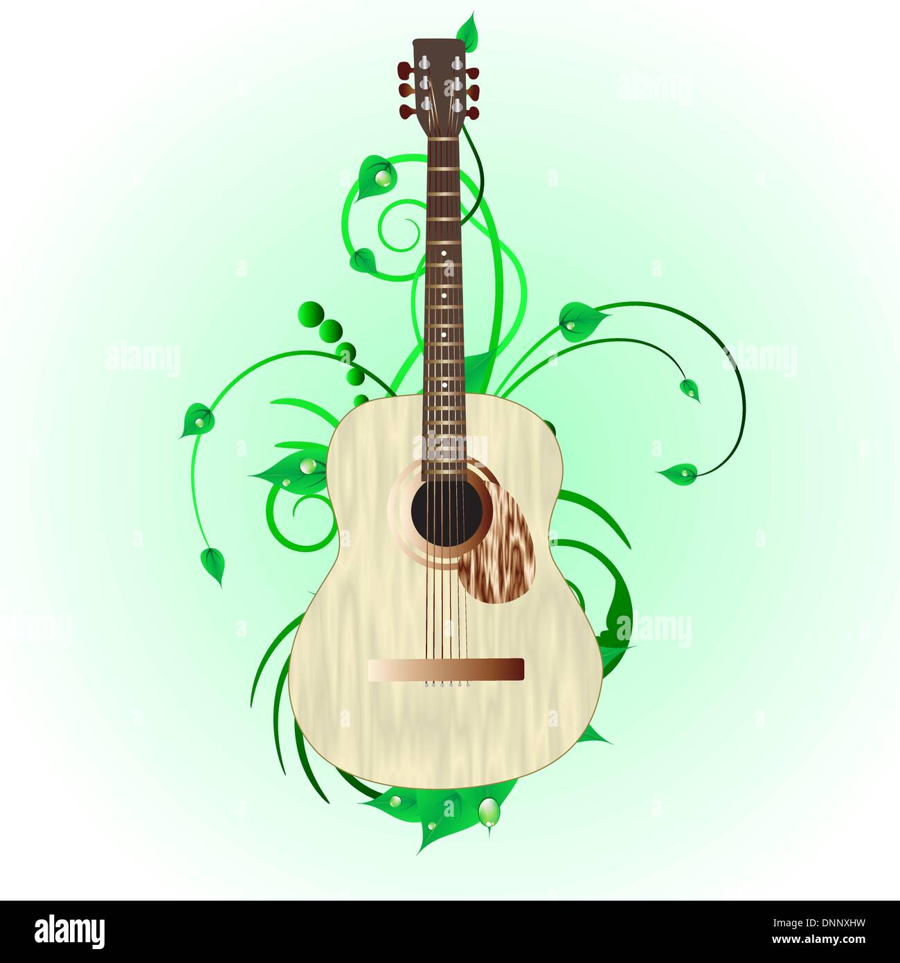 Grunge vector music background for design use Stock Vector