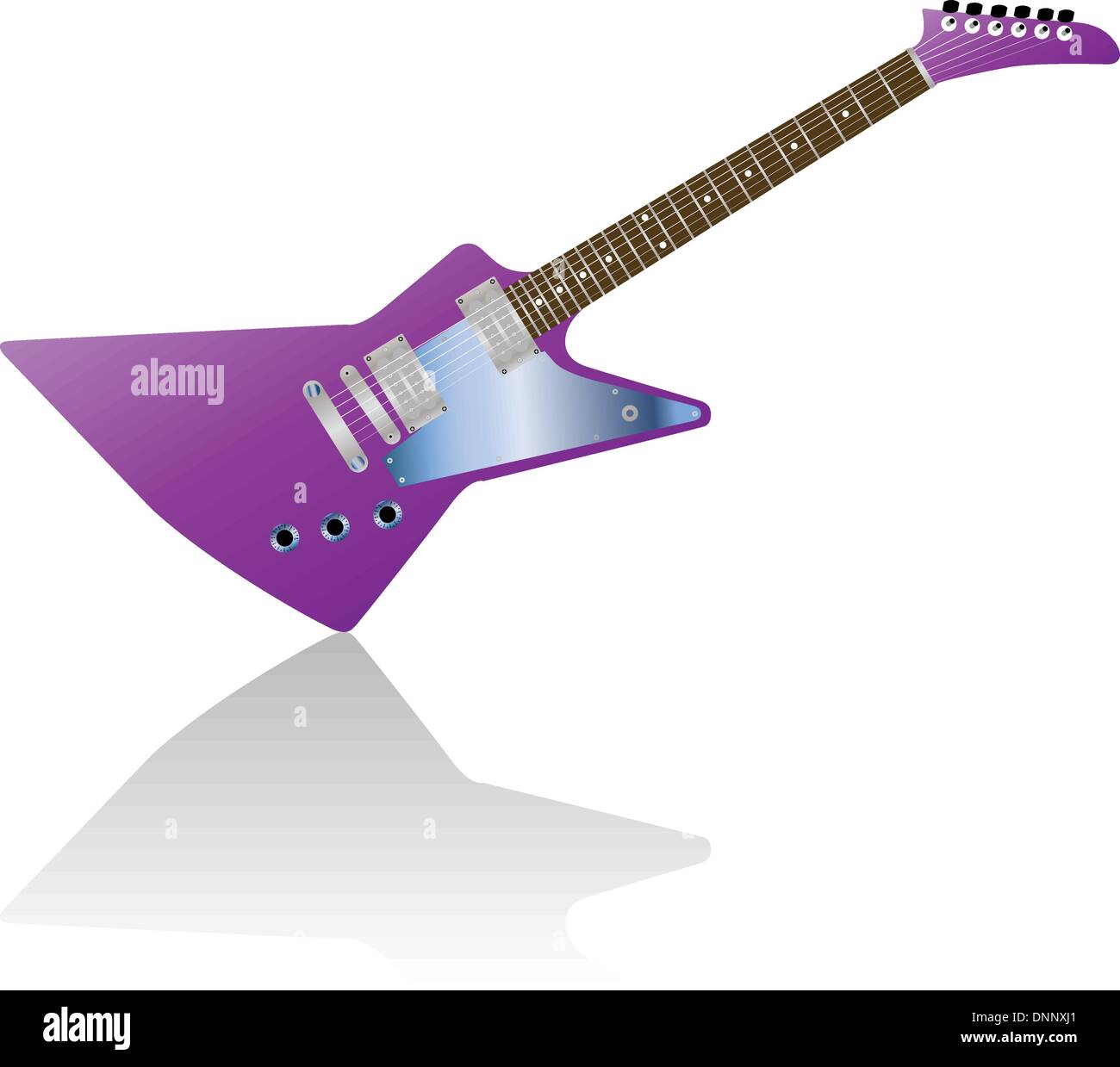 Pattern of color electric guitar for design use Stock Vector Image ...