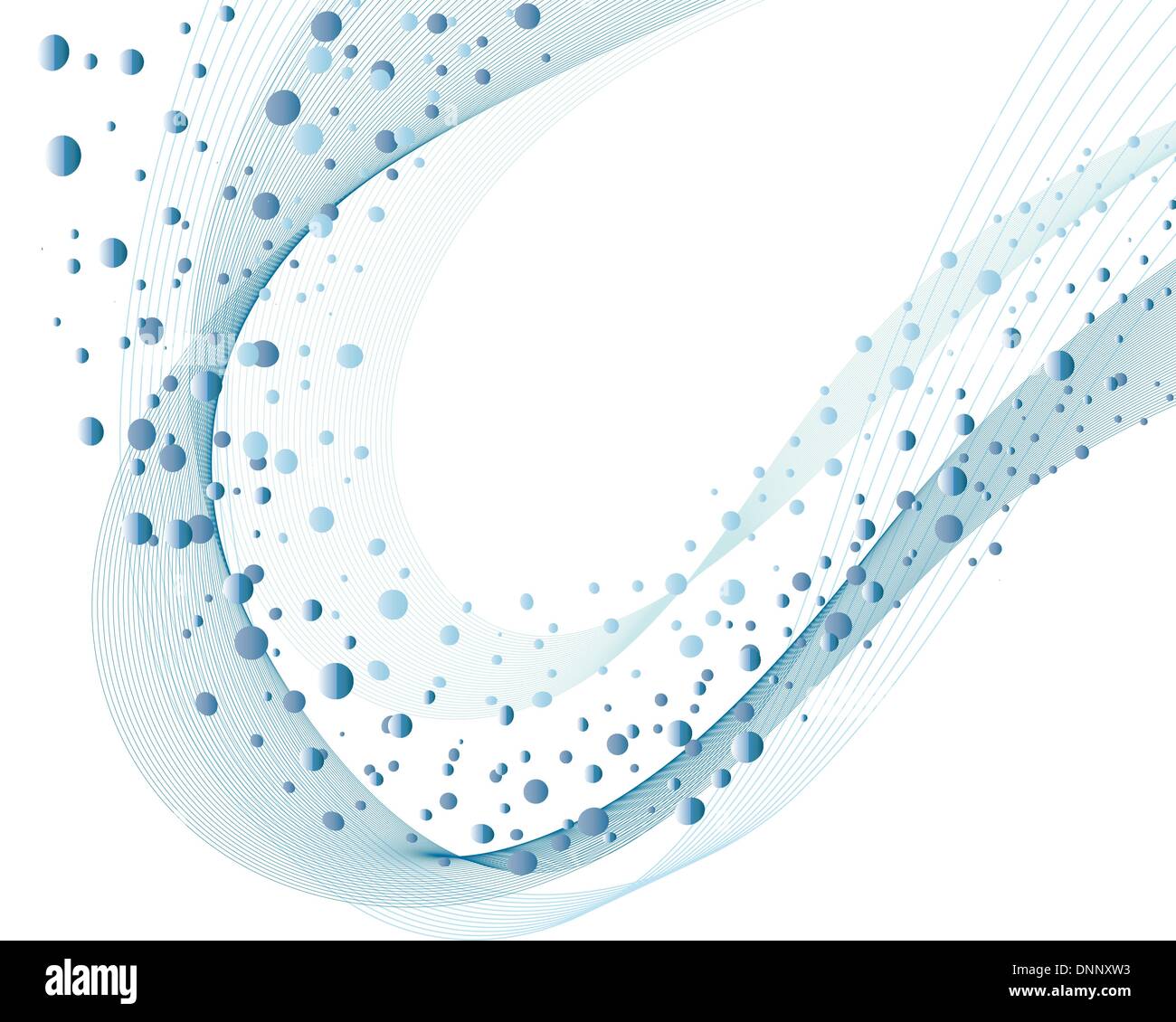 Abstract water vector background with bubbles of air Stock Vector Image ...