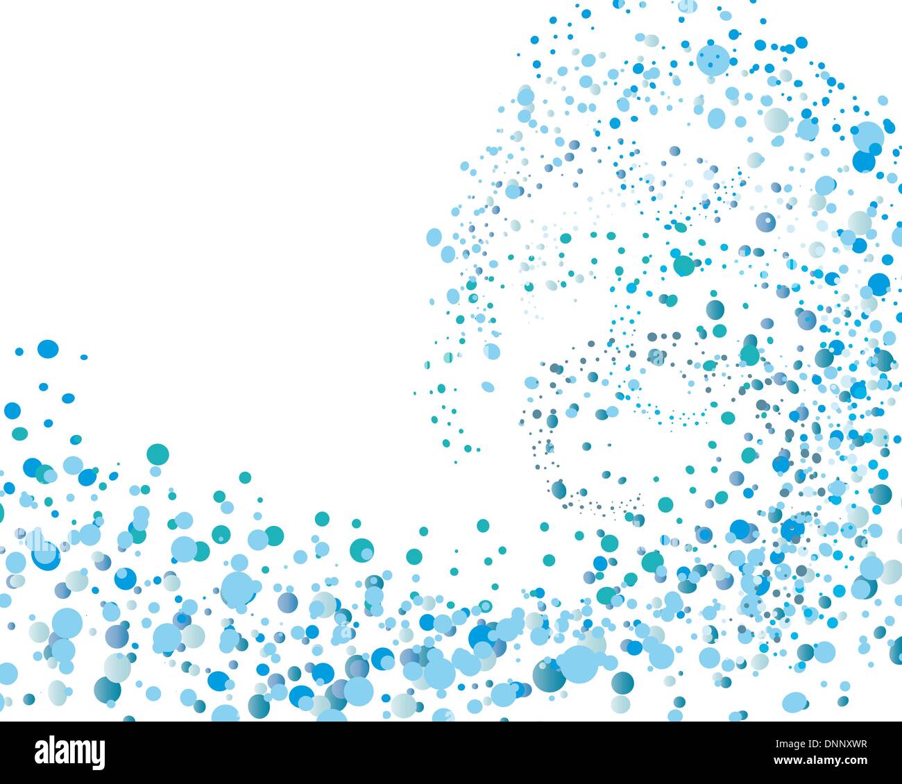 Storm ocean wave pattern for design use Stock Vector