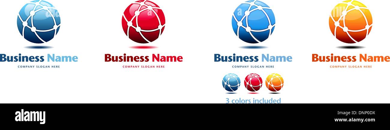 Business Logo Symbol Name Concept Stock Vector