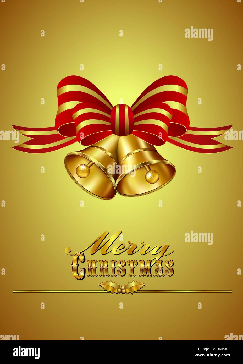 Merry christmas lettering bow in Stock Vector Images - Alamy