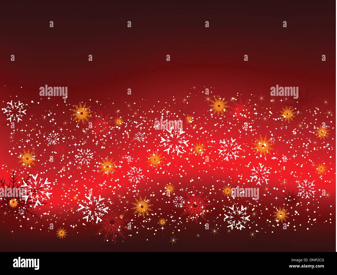 Decorative background of snowflakes and stars Stock Vector Image & Art ...