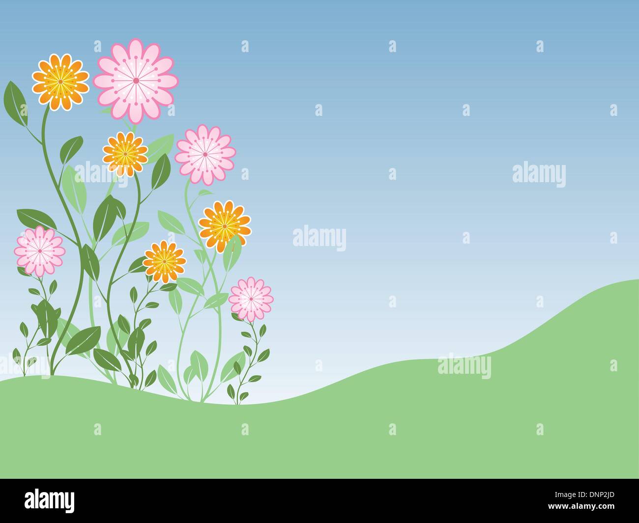 Spring flowers background Stock Vector Image & Art - Alamy