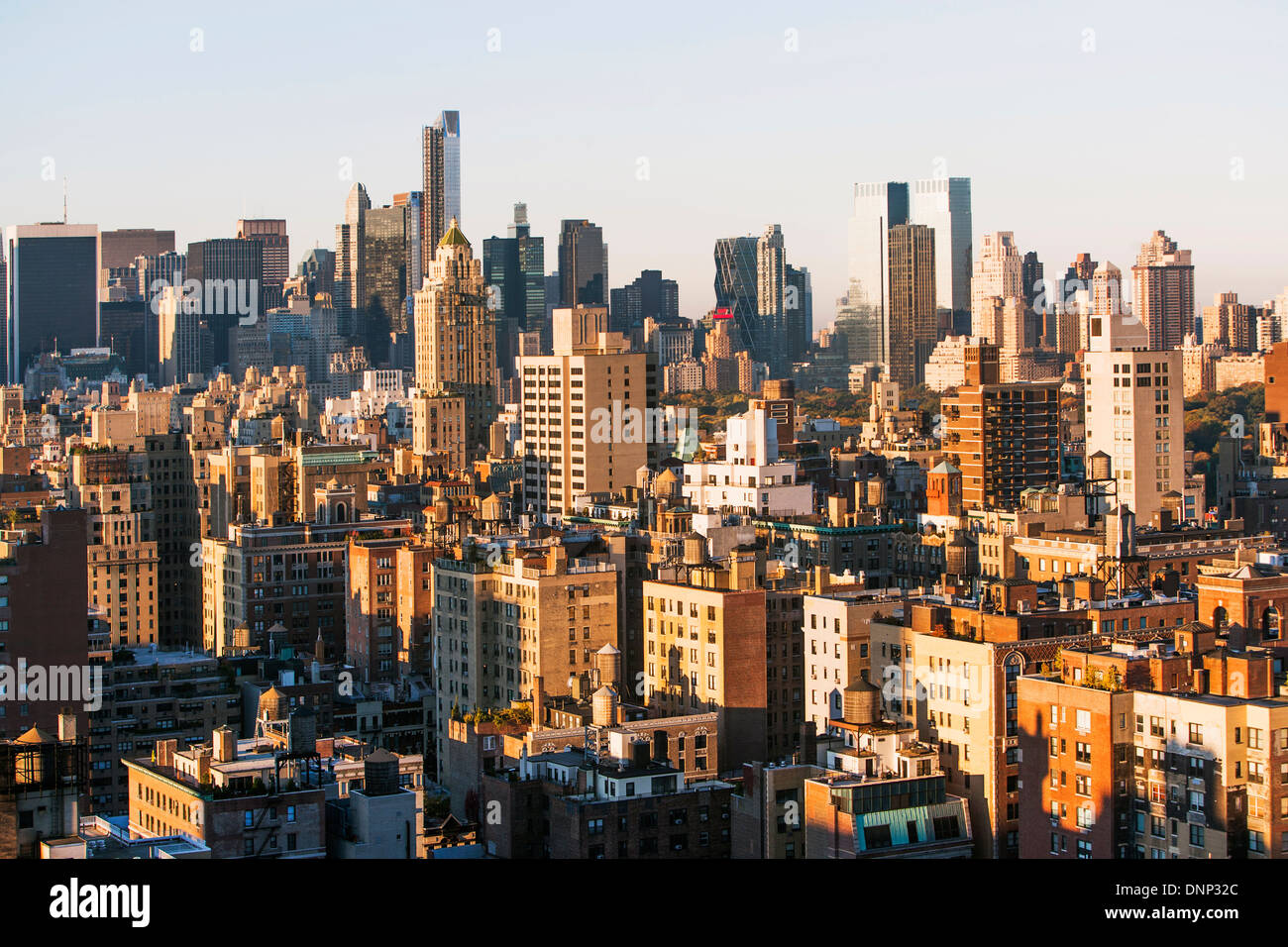 USA, New York State, New York City, Aerial view of city Stock Photo