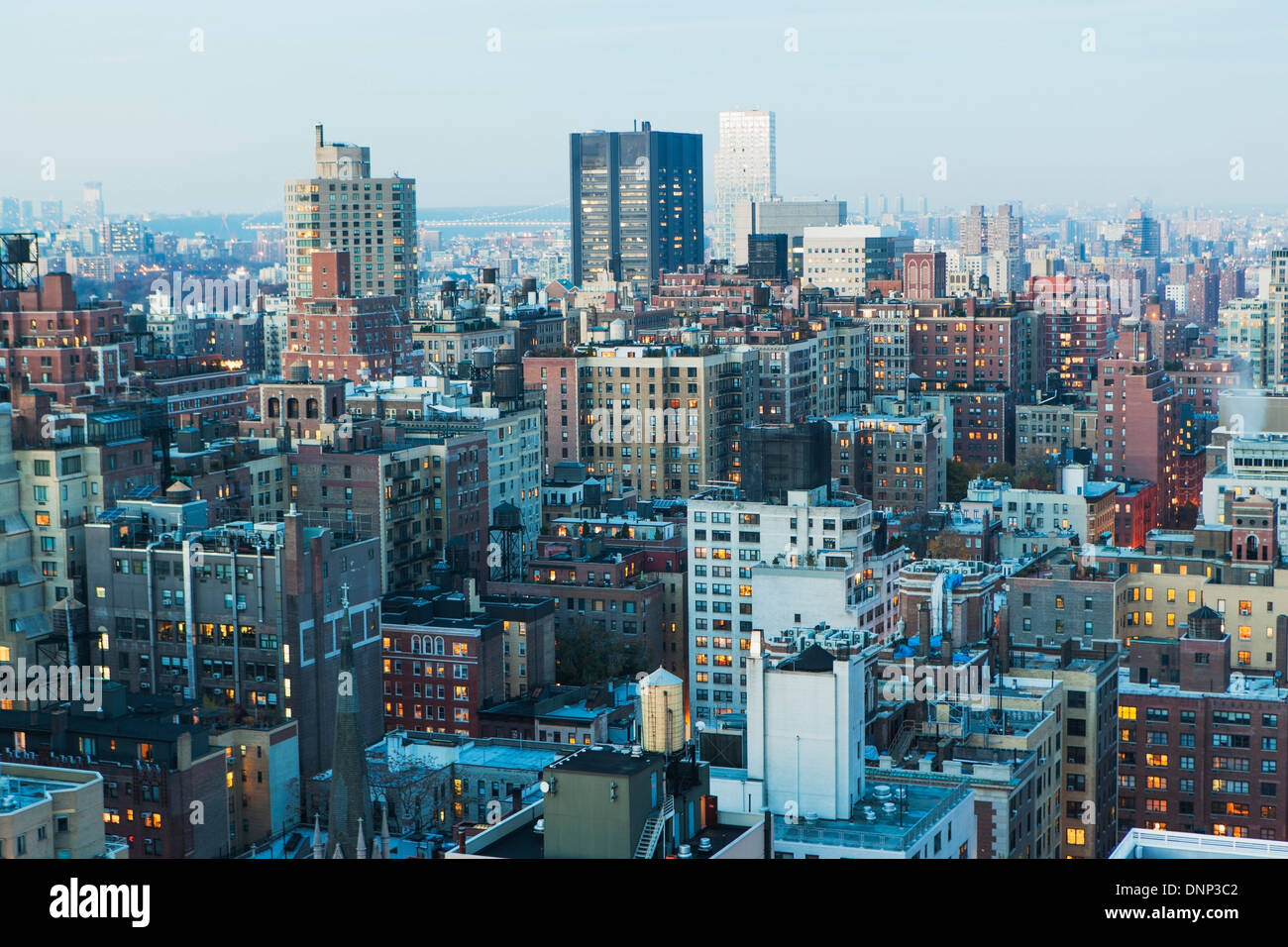 New york city aerial view hi-res stock photography and images - Alamy
