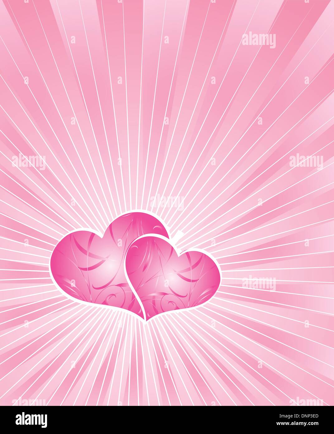 Decorative Valentines day background Stock Vector Image & Art - Alamy