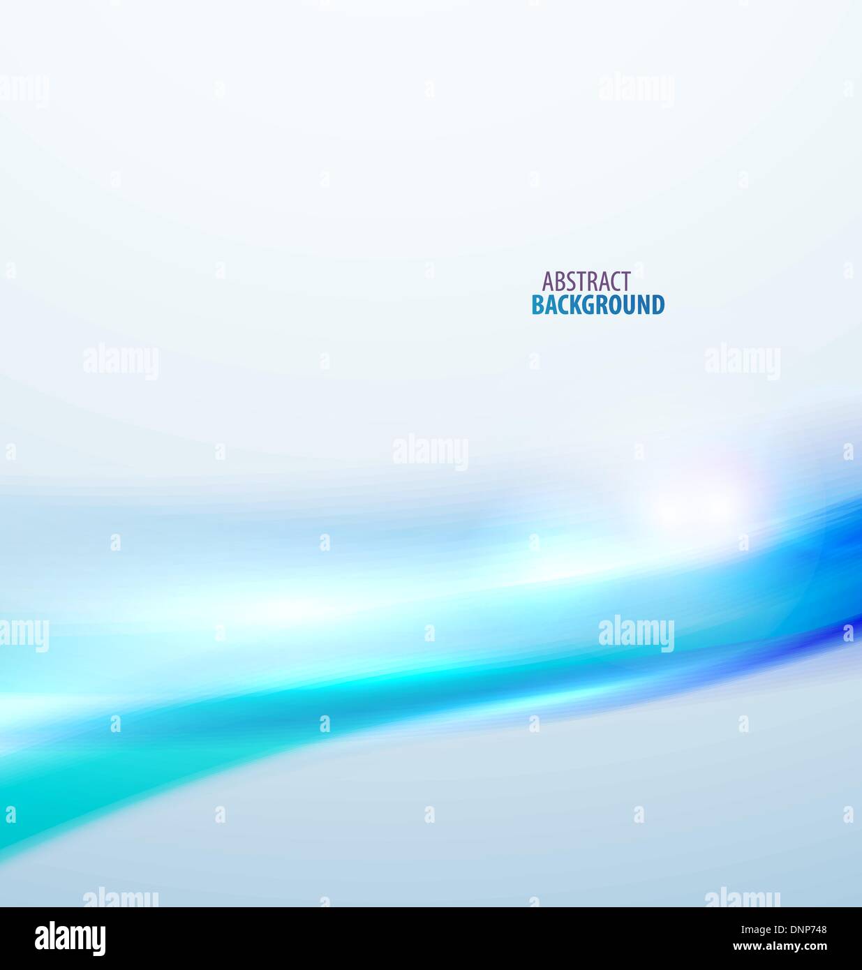 Vector smooth blue wave abstract background Stock Vector Image & Art ...