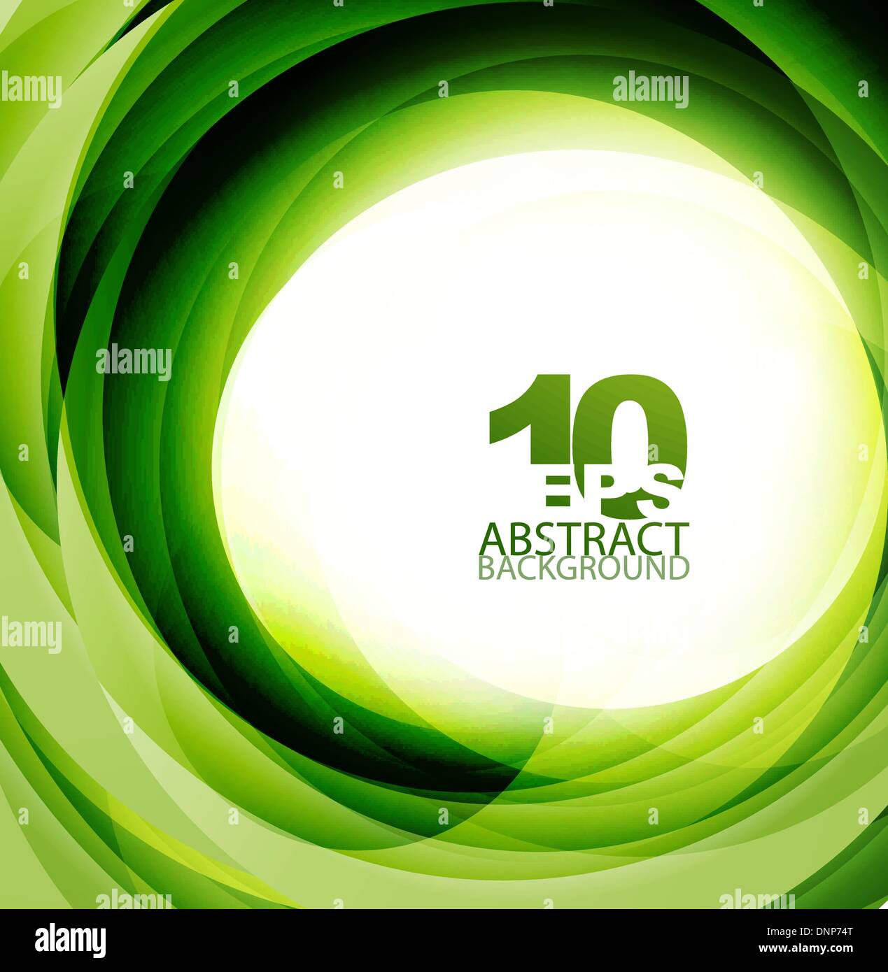 Vector green eco swirl abstract background Stock Vector Image & Art - Alamy