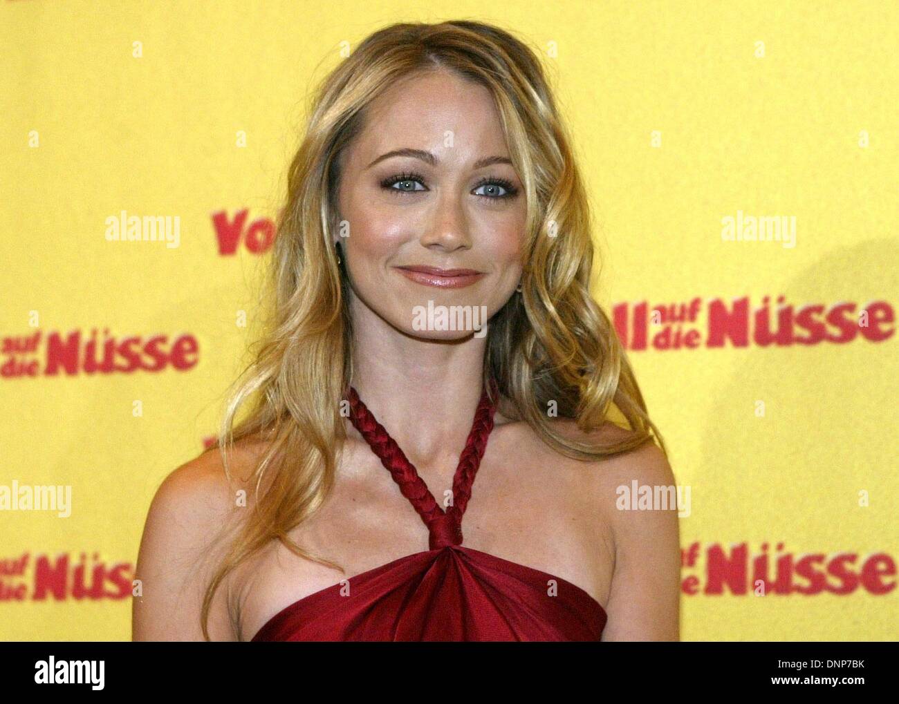 Christine Taylor at the photocall of her new film "Dodgeball A True