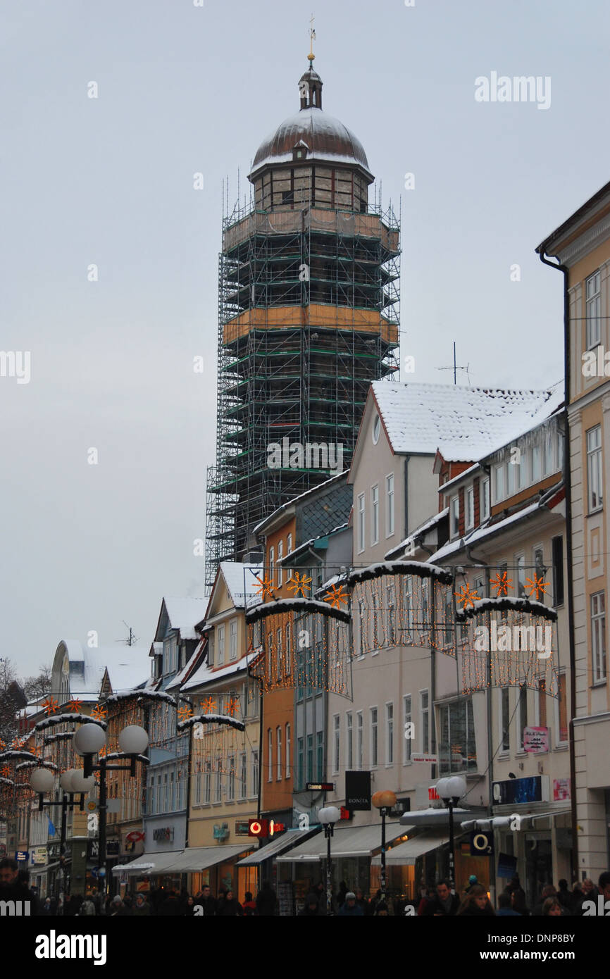 St Jacob's Church in the Old Town of Göttingen, Germany Stock Photo