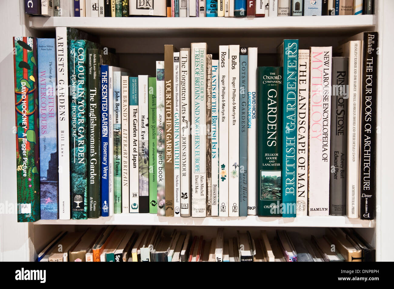 Large sized books on a bookshelf sourced from a variety of Stock