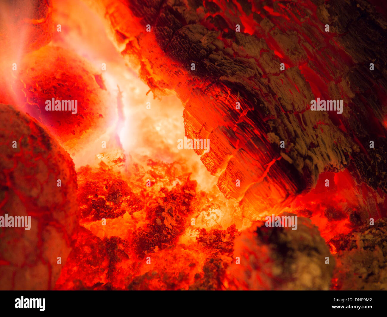 Multi fuel stove coal fire Stock Photo Alamy
