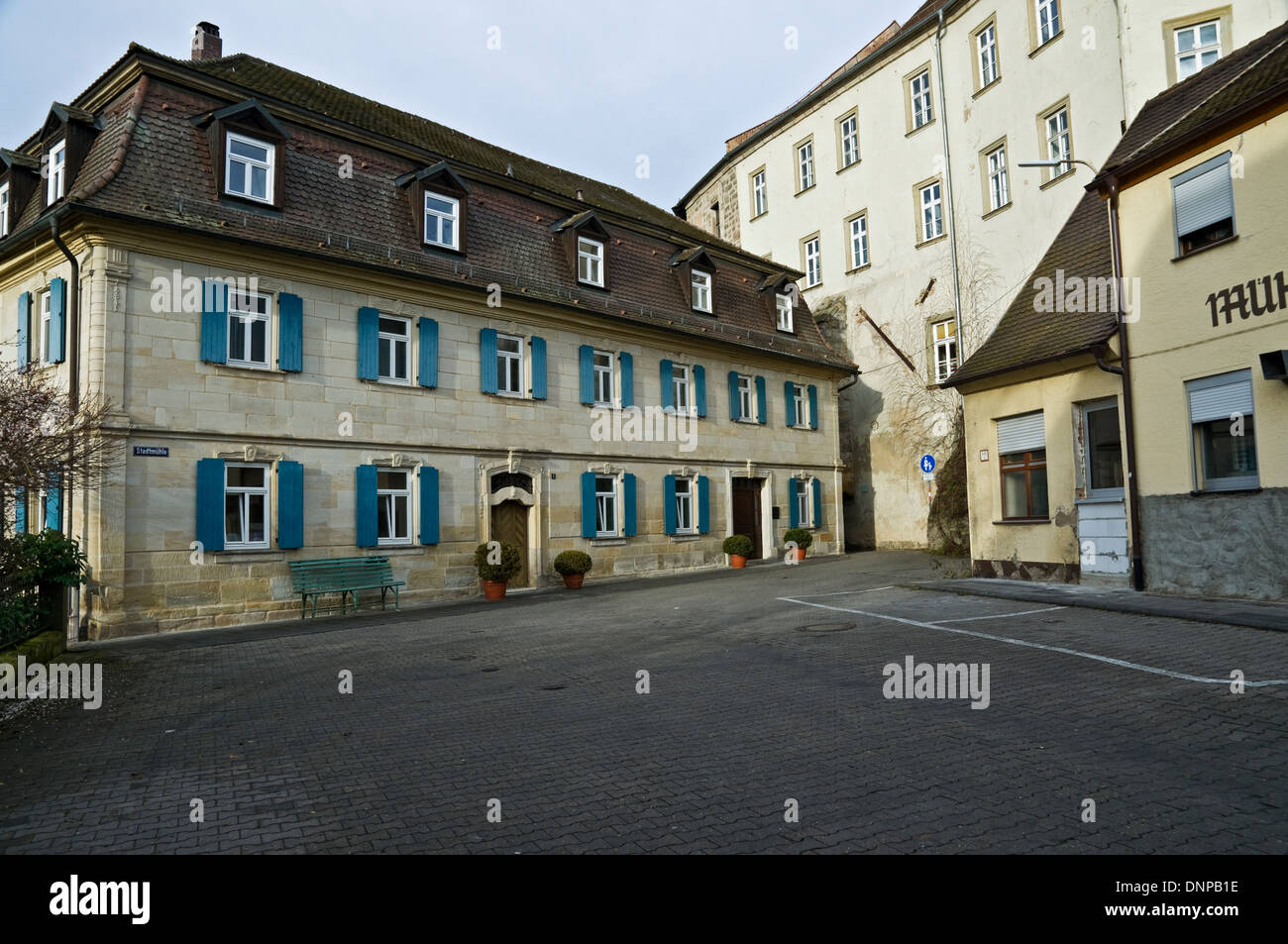 Stadtmühle (Town mill) from 1775 in Höchstadt, Germany Stock Photo