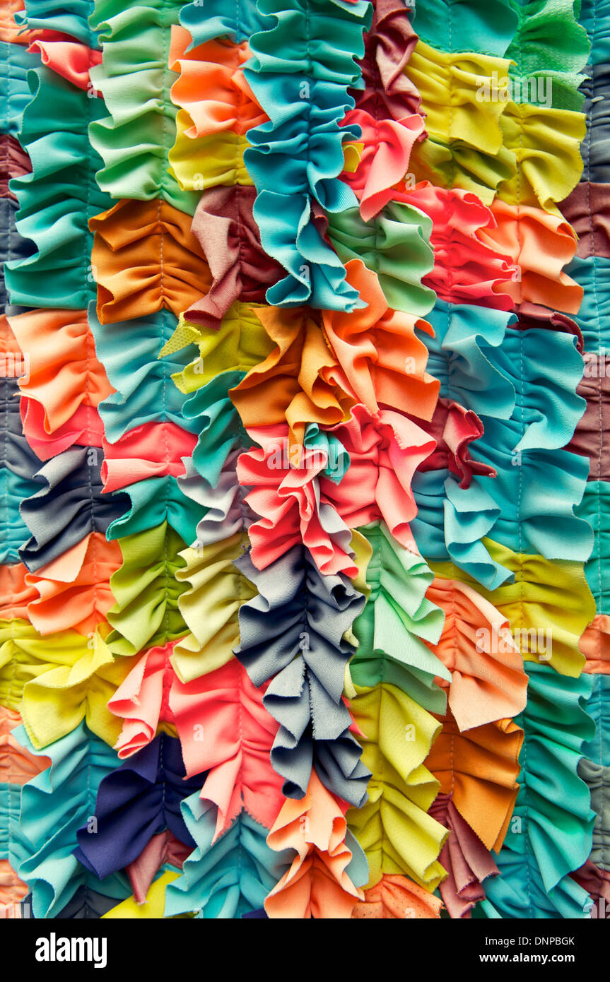 Ruffles fabric hi-res stock photography and images - Alamy