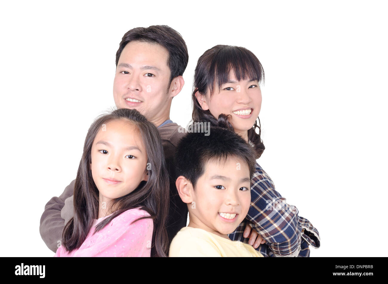Happy family portrait Stock Photo - Alamy