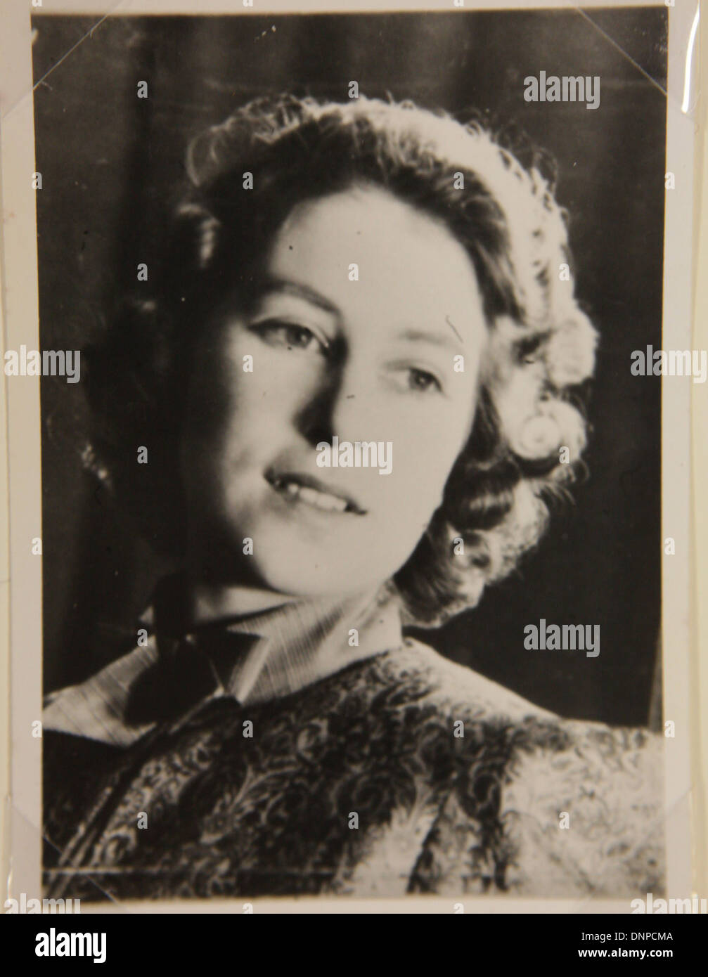 Collect photograph of Princess Margaret in the play Aladdin, 1943 Stock Photo