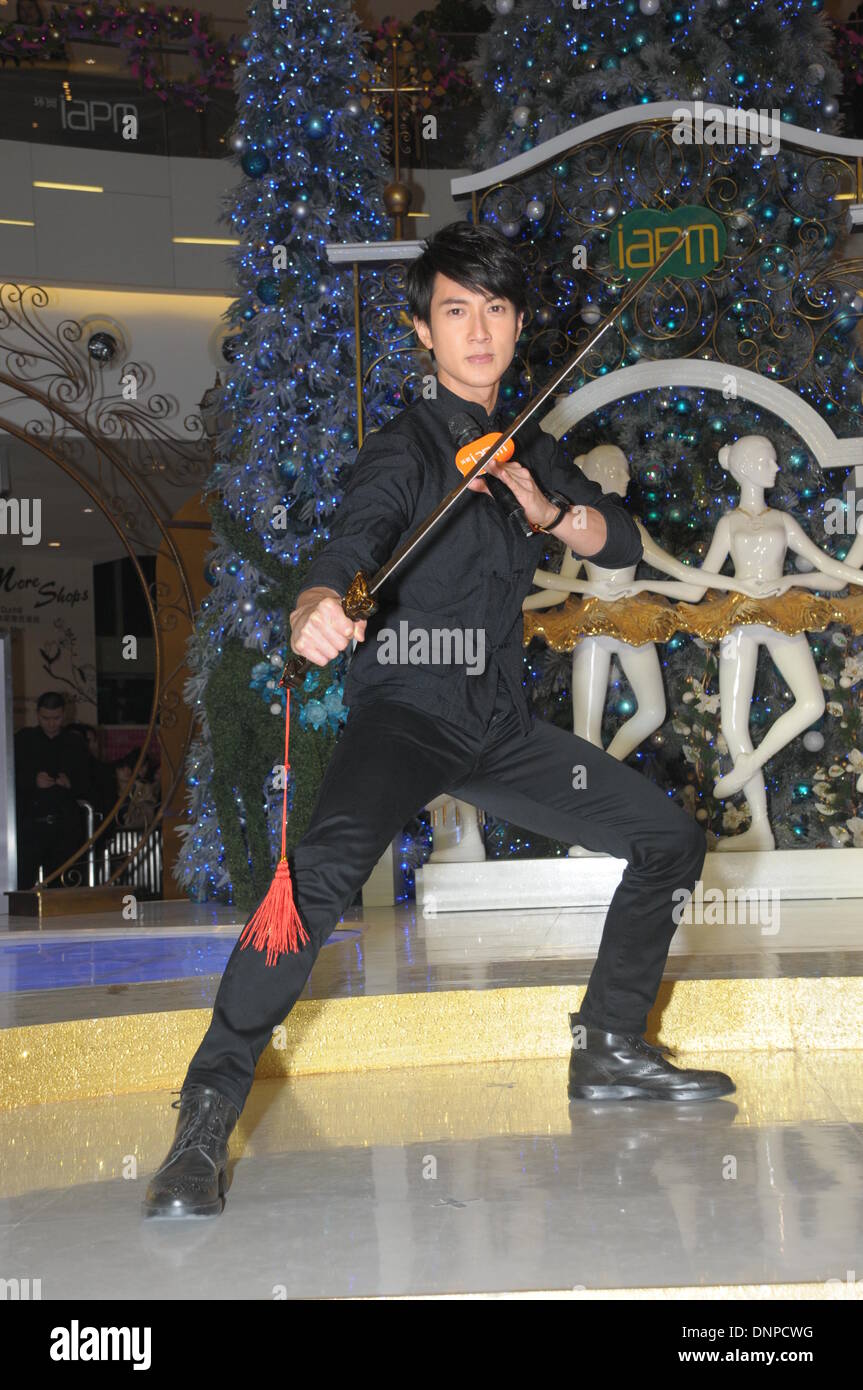 Shanghai, China. 31st Dec, 2013. Chun Wu attends countdown activity in ...