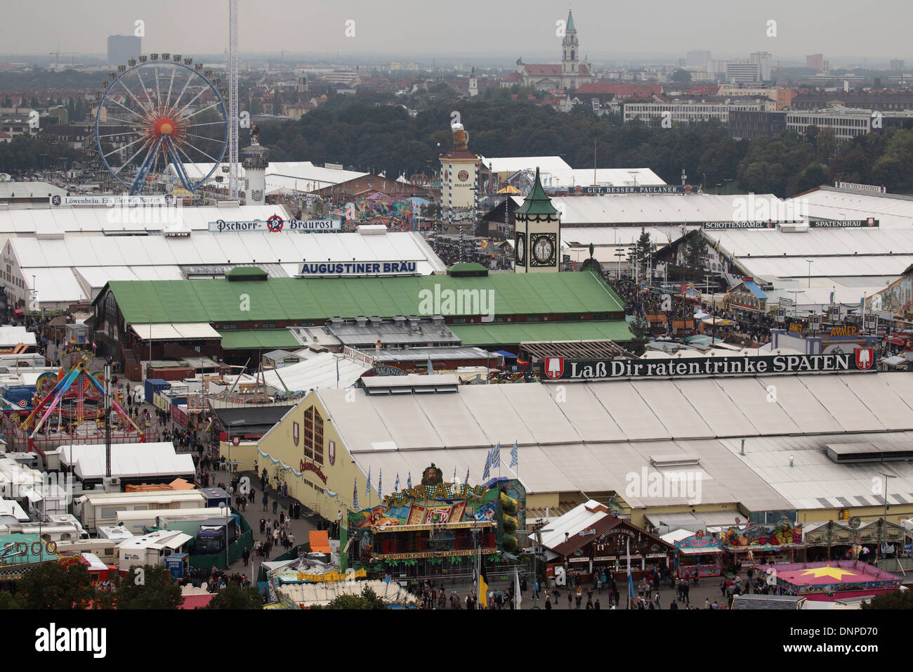 The Oktoberfest in Munich, Germany. Stock Photo