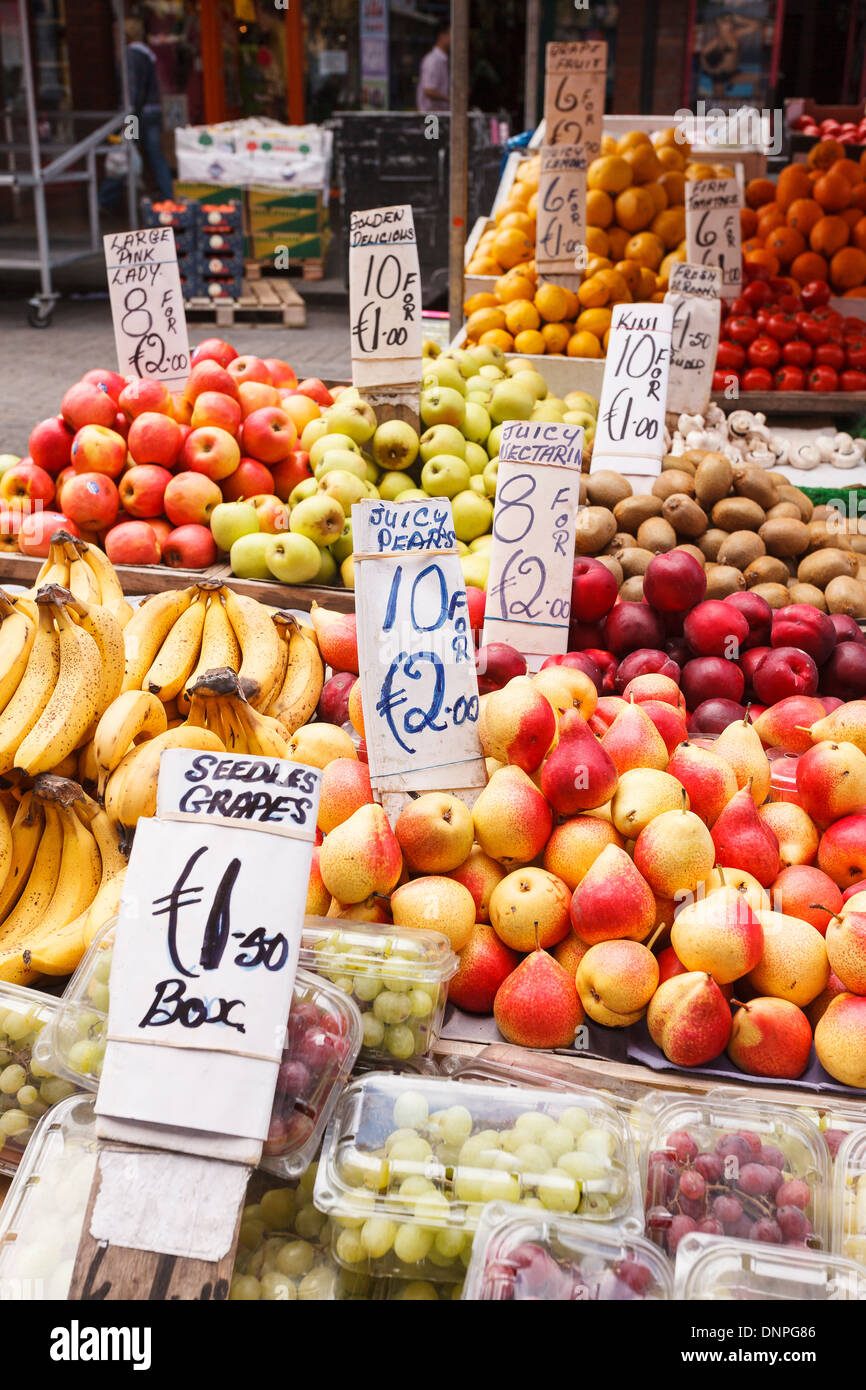 Fruits in market, Dublin, Ireland, Europe Stock Photo Alamy