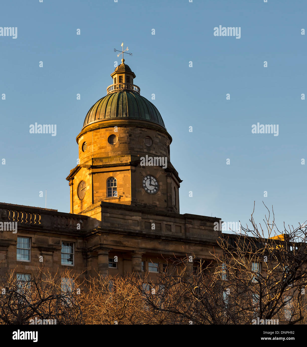 Dr Grays Clock on new years day. Stock Photo