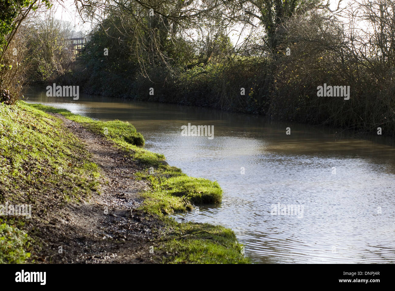 Road closed Due to Flooding Stock Photo - Alamy